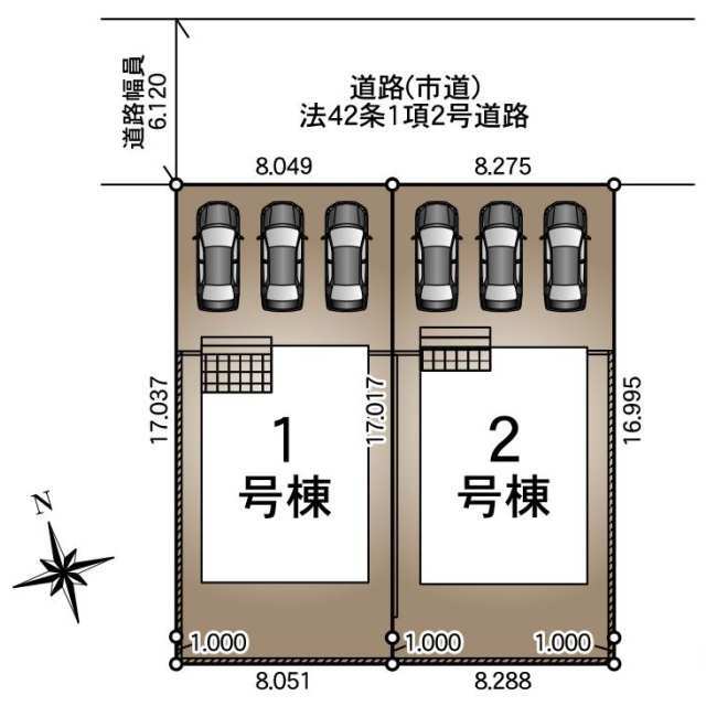 クレイドルガーデン諫早市幸町 第3の見取り図
