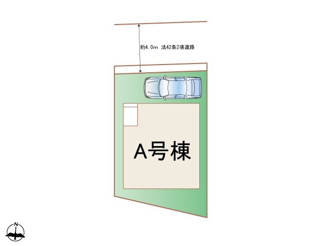 ハートフルタウン座間市南栗原5丁目4092番の見取り図
