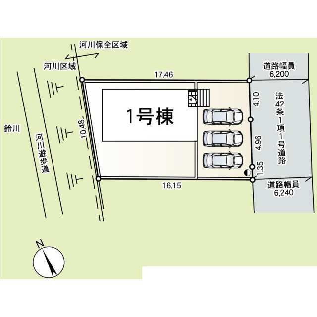 クレイドルガーデン平塚市御殿 第19の見取り図
