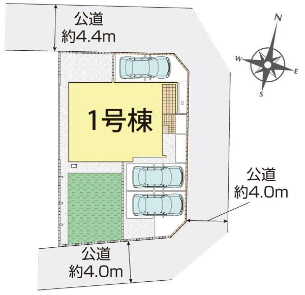 ブルーミングガーデン四街道市大日３期１棟の見取り図