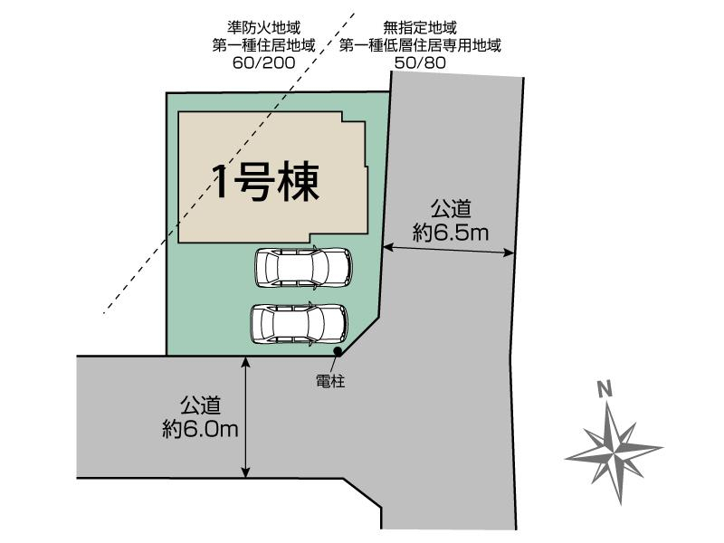ブルーミングガーデン藤沢市西富２丁目１棟の見取り図