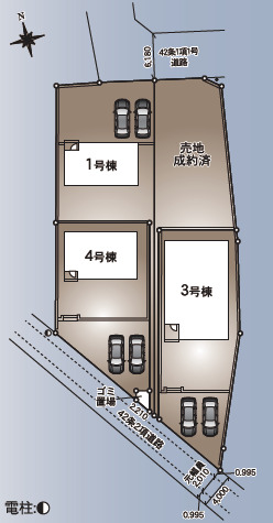 クレイドルガーデン龍ケ崎市直鮒 第2の見取り図