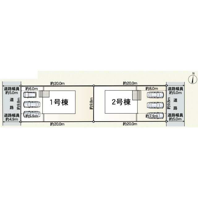 クレイドルガーデン坂井市三国町三国東 第8の見取り図