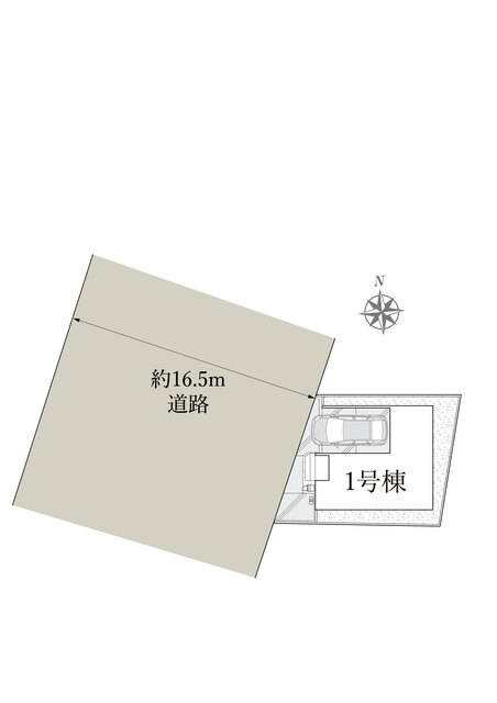 リナージュネクスジー江戸川区一之江７丁目０１期の見取り図