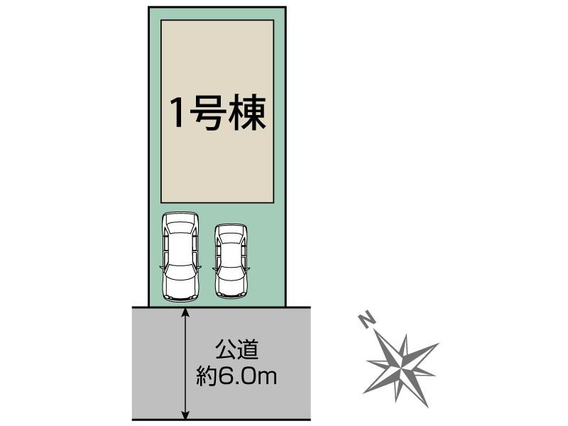 ブルーミングガーデン習志野市香澄３丁目１棟の見取り図