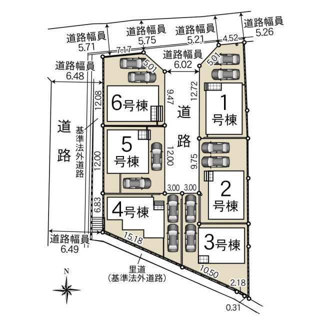 クレイドルガーデン大和郡山市九条町 第12の見取り図