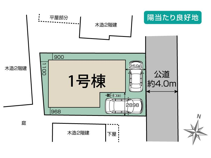 ブルーミングガーデン桶川市坂田西２丁目２期１棟の見取り図