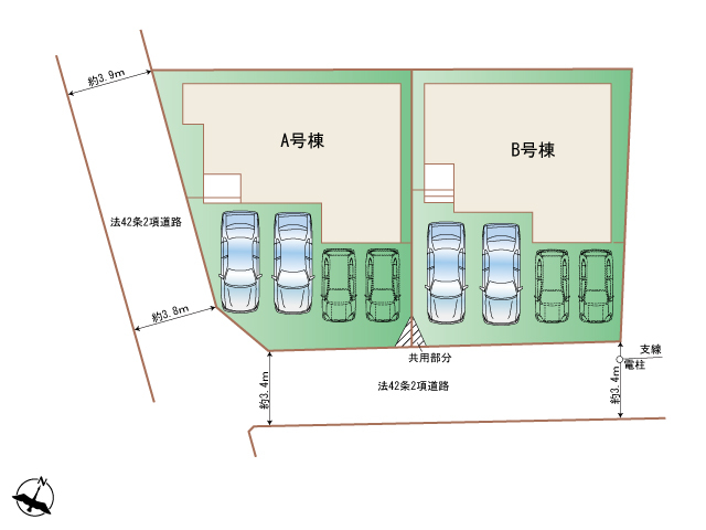 ハートフルタウン糸満市与座412番の見取り図