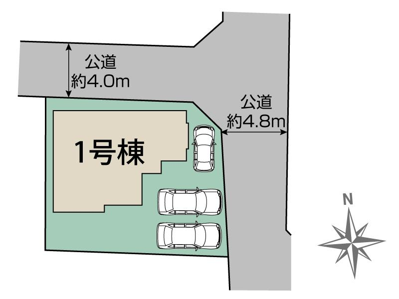 ブルーミングガーデンさいたま市緑区三室３期１棟の見取り図
