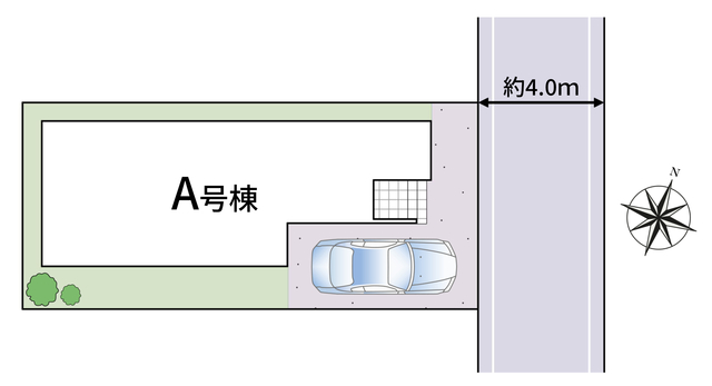 ハートフルタウン松戸市五香南2丁目24番の見取り図
