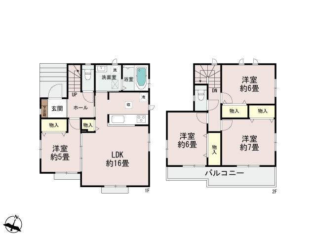 ハートフルタウン横浜市港南区日限山4丁目4238番の見取り図