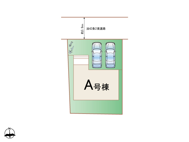 ハートフルタウン城南区神松寺1丁目1682番の見取り図