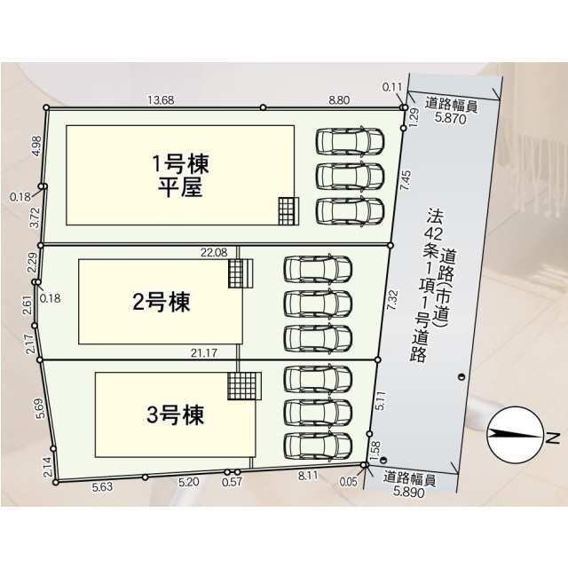 クレイドルガーデン北九州市若松区白山 第1の見取り図