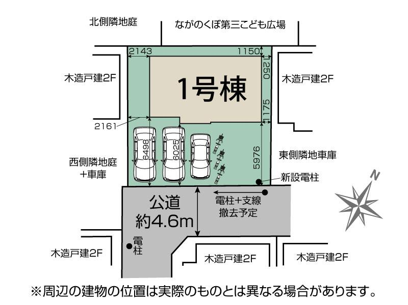 ブルーミングガーデン三芳町北永井４期１棟の見取り図