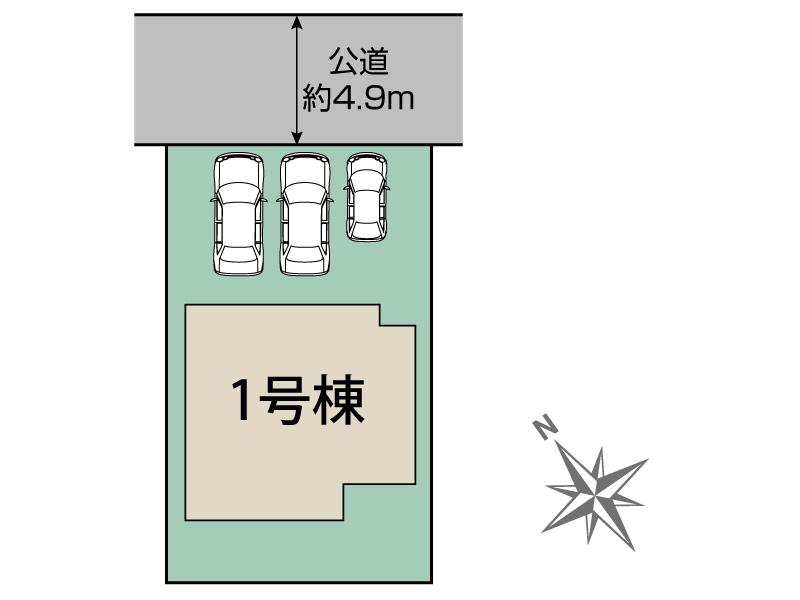ブルーミングガーデン四街道市旭ケ丘２丁目１棟の見取り図