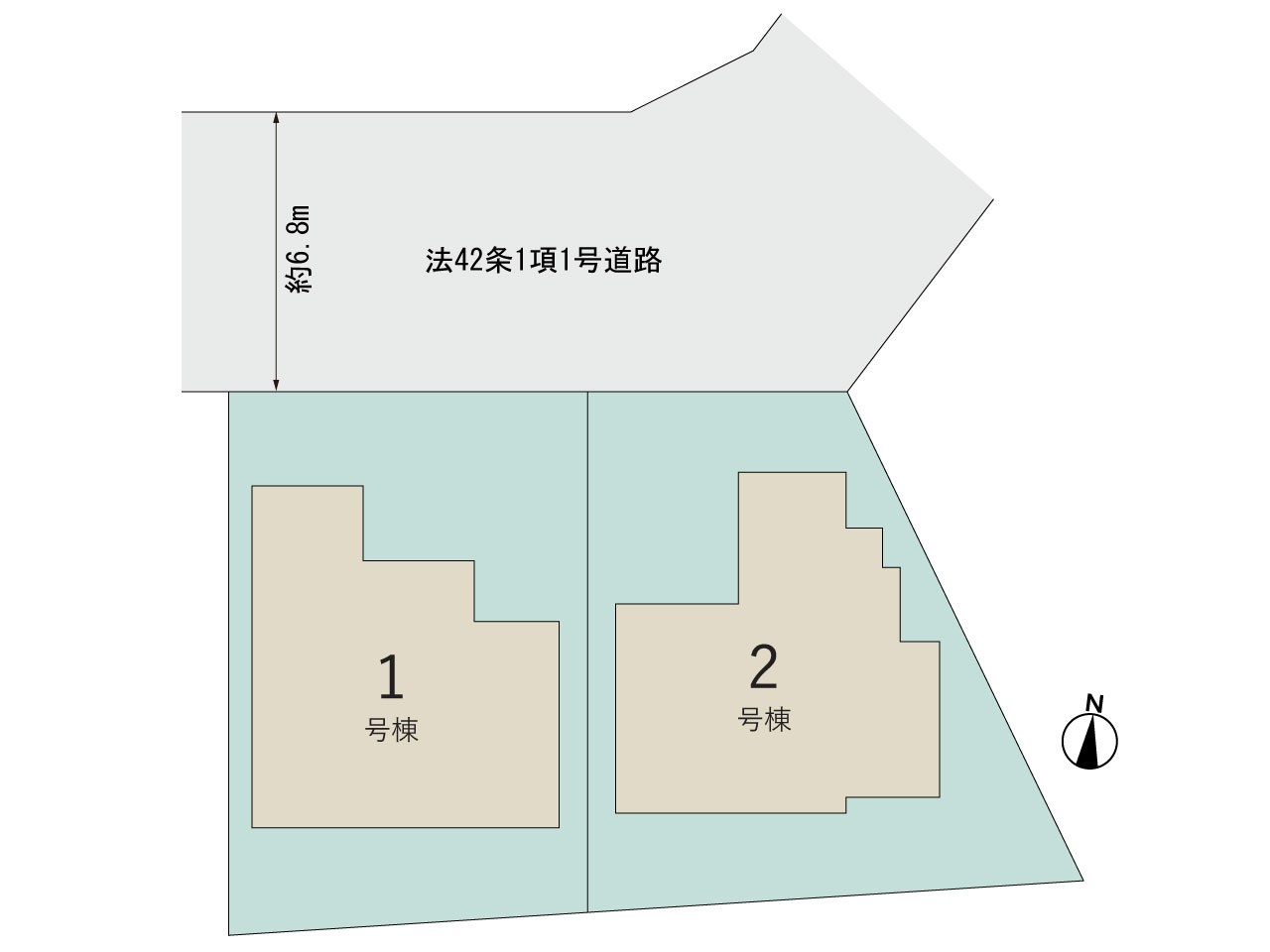 ティアラ4491川越市日東町２棟の見取り図
