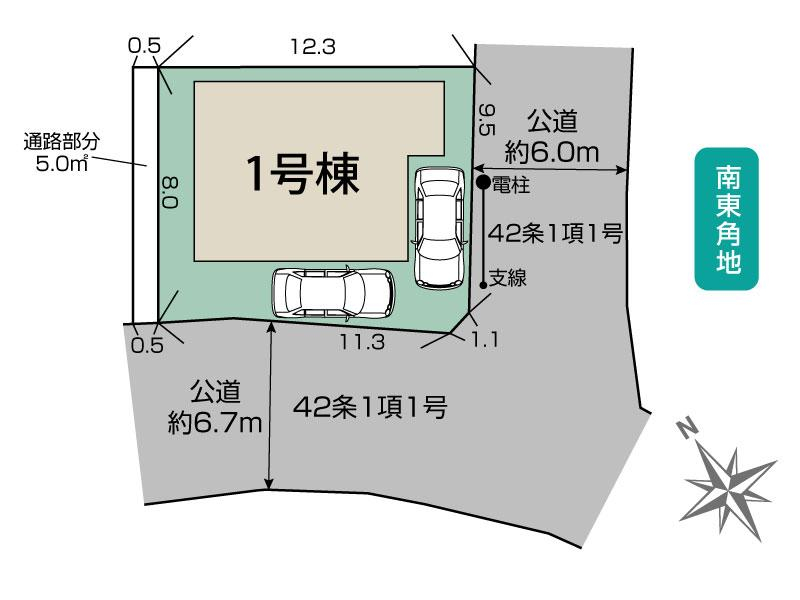 ブルーミングガーデン大津市衣川３丁目２期１棟の見取り図