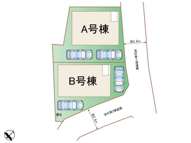 ハートフルタウン茅ヶ崎市小桜町2023番の見取り図