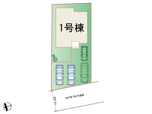 ハートフルタウン宮崎市吾妻52番の見取り図