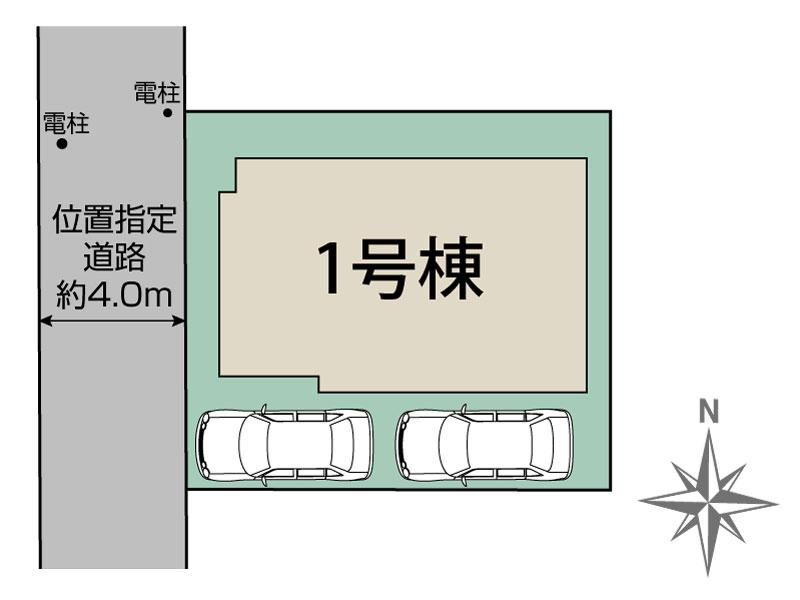 ブルーミングガーデン小金井市緑町３丁目２期１棟の見取り図