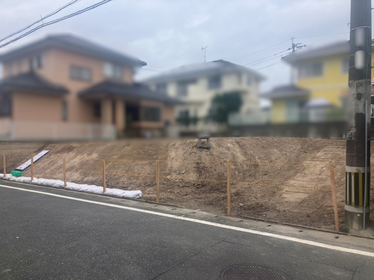 現地写真 撮影時:2026年9月中旬建物完成予定:2027年3月下旬
