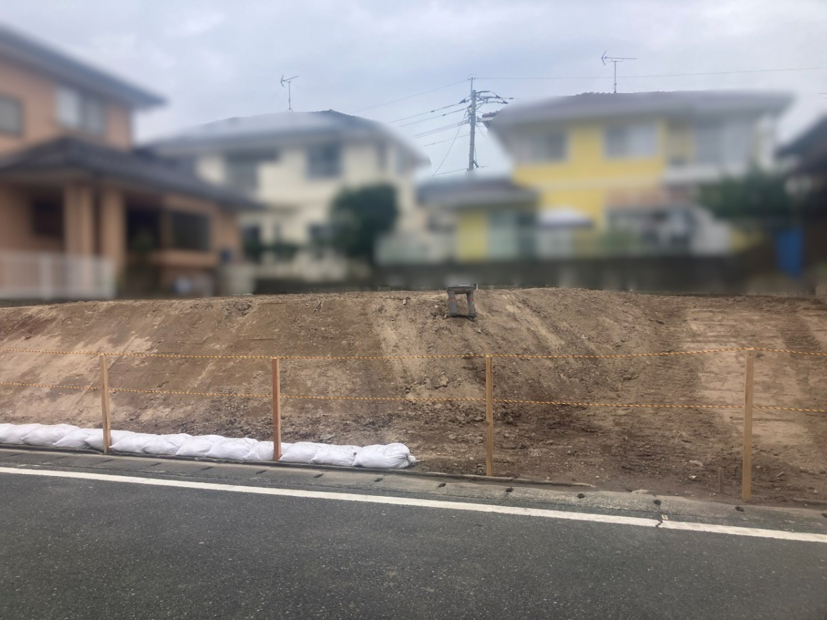現地写真 撮影時:2026年9月中旬建物完成予定:2027年3月下旬