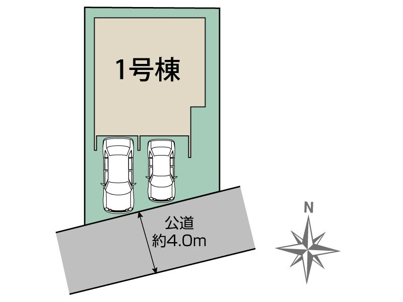 ブルーミングガーデン広島市安佐南区祇園１丁目１棟の見取り図