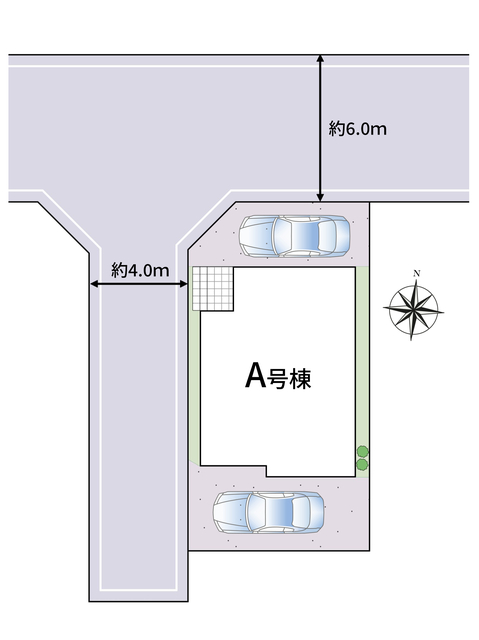 区画図 【販売中物件：A号棟】