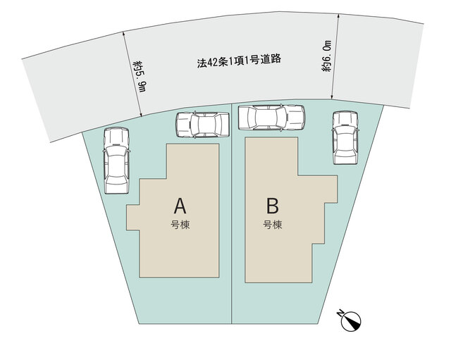 【販売中物件：A号棟、B号棟】