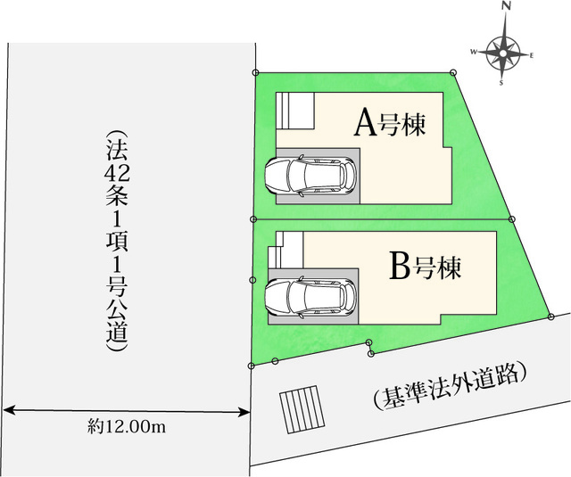 【販売中物件：A号棟、B号棟】