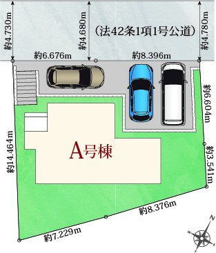 ハートフルタウン大阪淀川区木川東2丁目6番の見取り図
