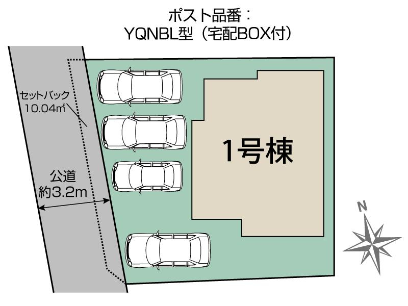 ブルーミングガーデン一宮市春明東中屋１棟の見取り図