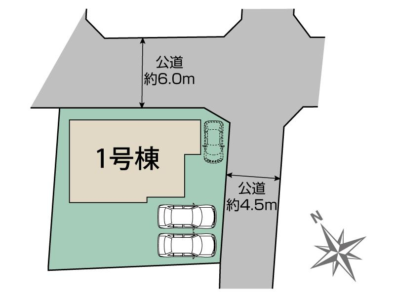 ブルーミングガーデン千葉市花見川区宮野木台３丁目１棟の見取り図