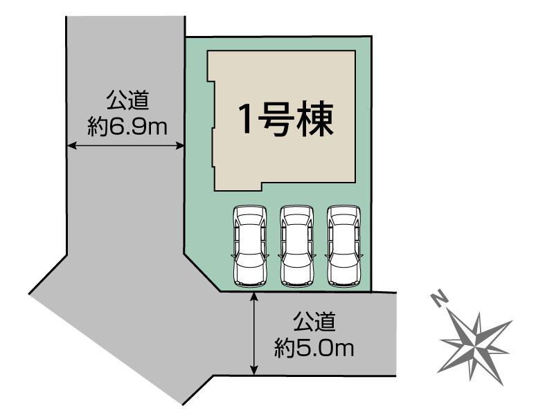 ブルーミングガーデン四街道市旭ヶ丘２丁目１棟の見取り図