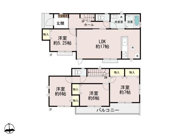 A号棟間取図です！
