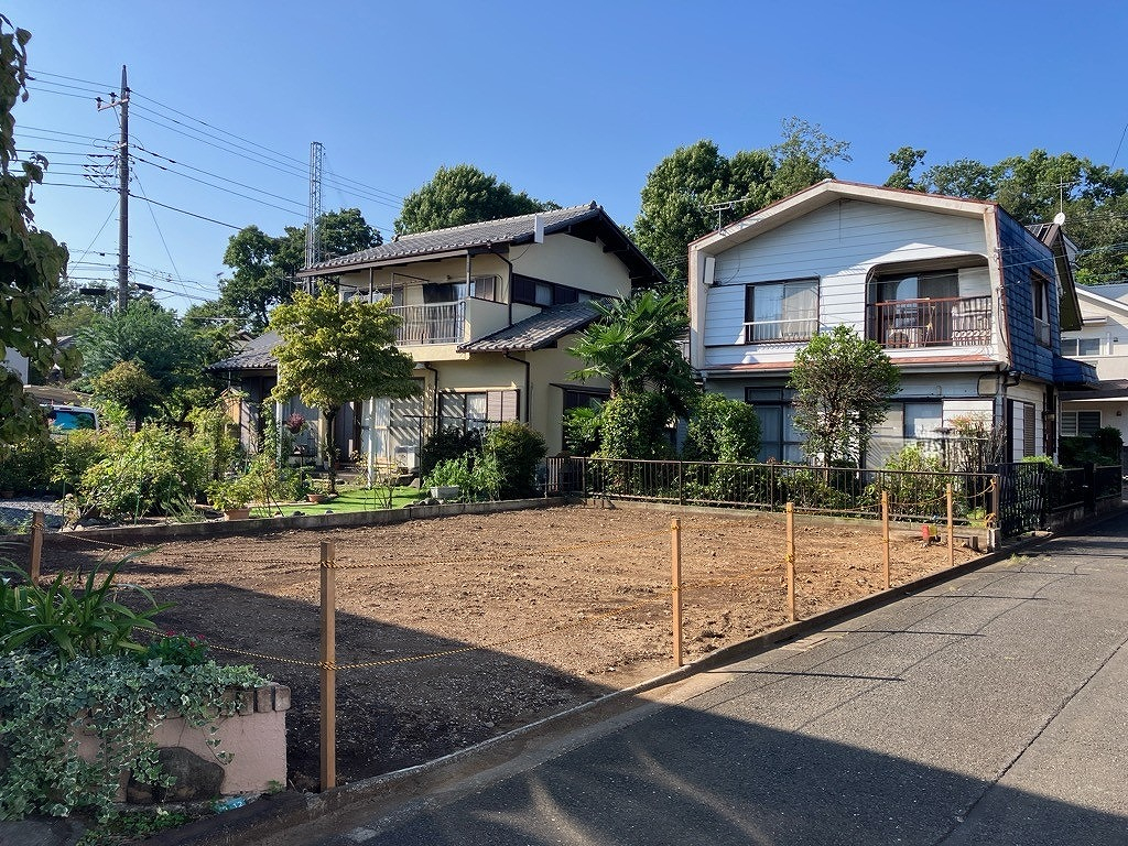 販売現地写真（2026年10月撮影） 建築前です