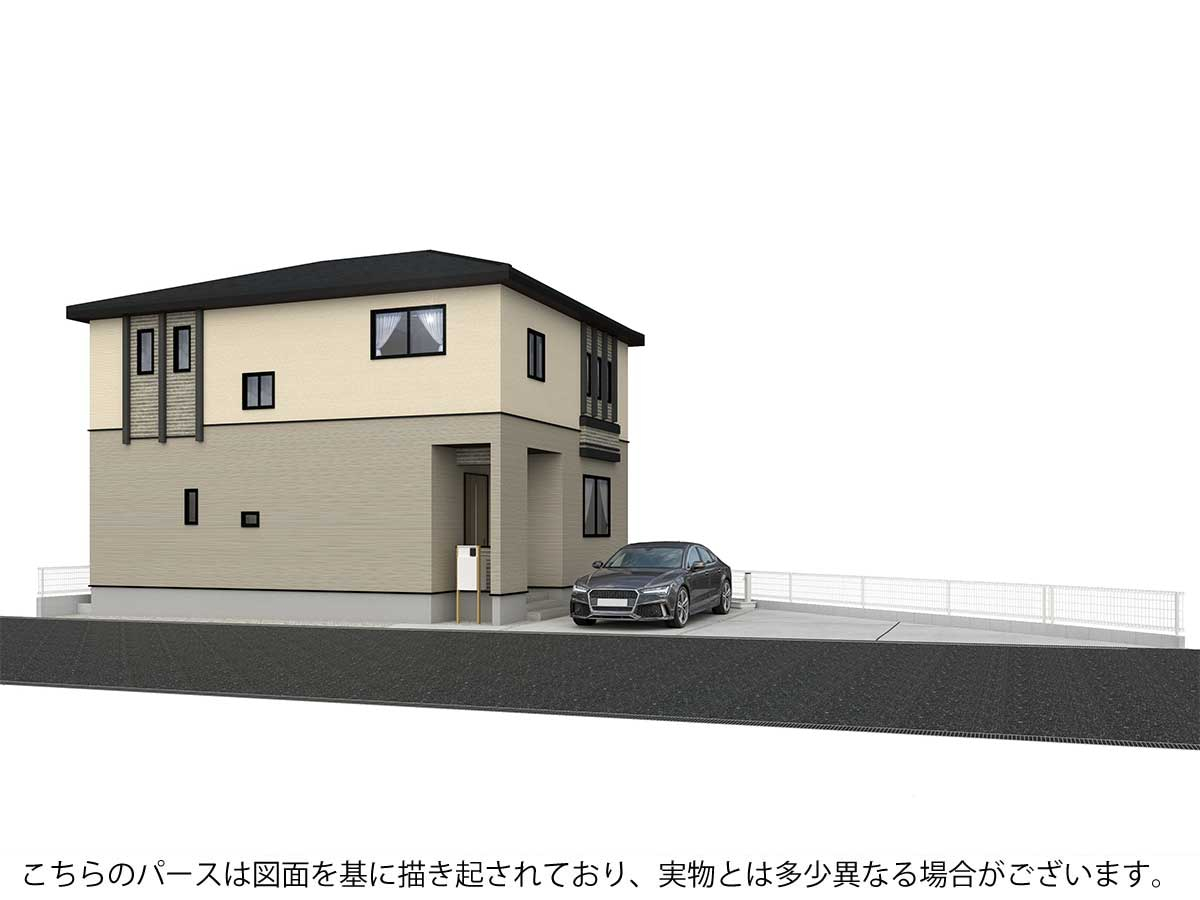 外観完成予想パース 