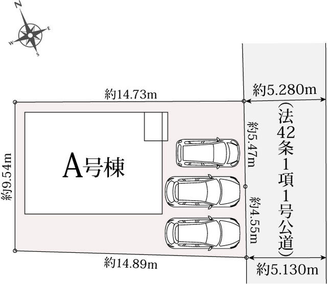 ハートフルタウン材木町2571番の見取り図