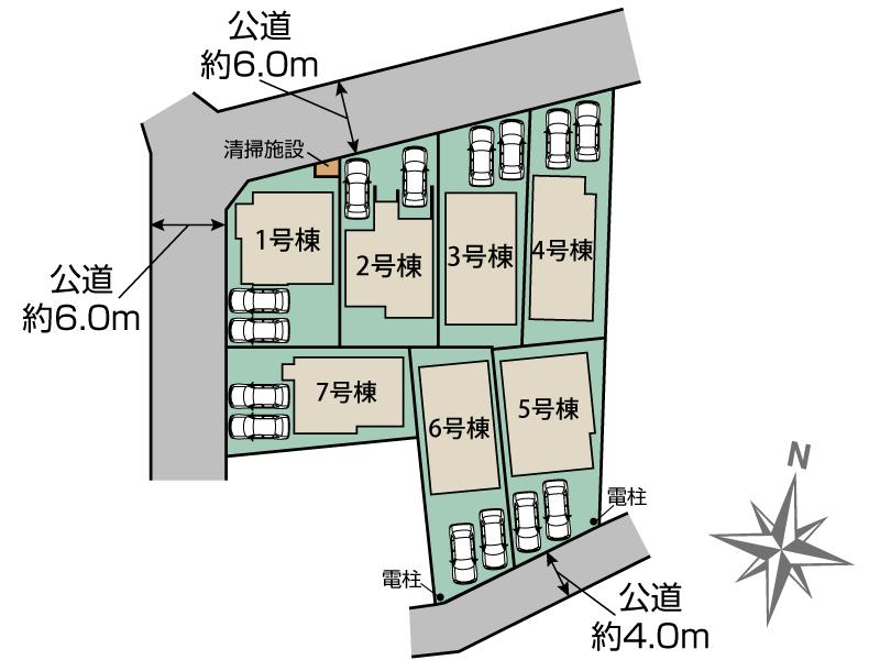 ブルーミングガーデンさいたま市緑区馬場２丁目７棟の見取り図