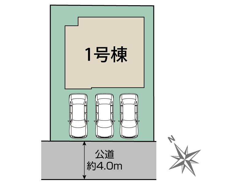 仙台市太白区恵和町1棟 区画図 【販売中物件：1号棟】