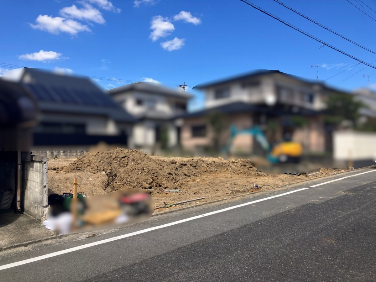 現地写真 撮影時:2026年10月中旬完成予定:2027年1月下旬