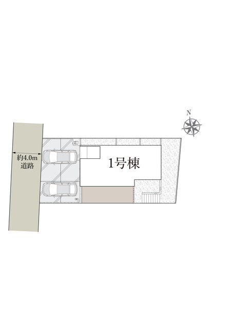 リナージュネクスジー日の出町平井０１期の見取り図