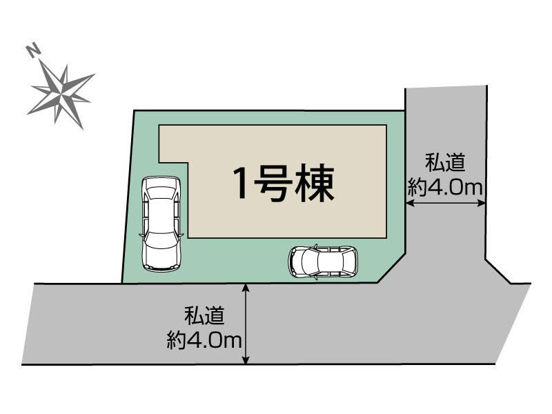 八千代市八千代台南3丁目1棟 区画図 【販売中物件：1号棟】