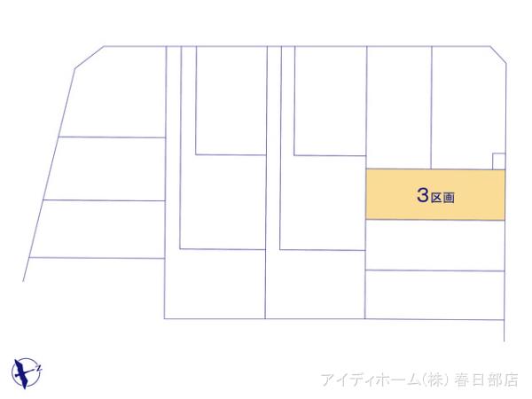 リナージュ加須市三俣２３－１期の見取り図