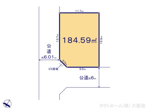 グラファーレ4146奈良市鳥見町４期２棟の見取り図