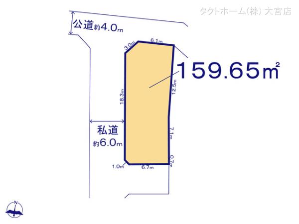 グラファーレ4208さいたま市二ツ宮３期５棟の見取り図