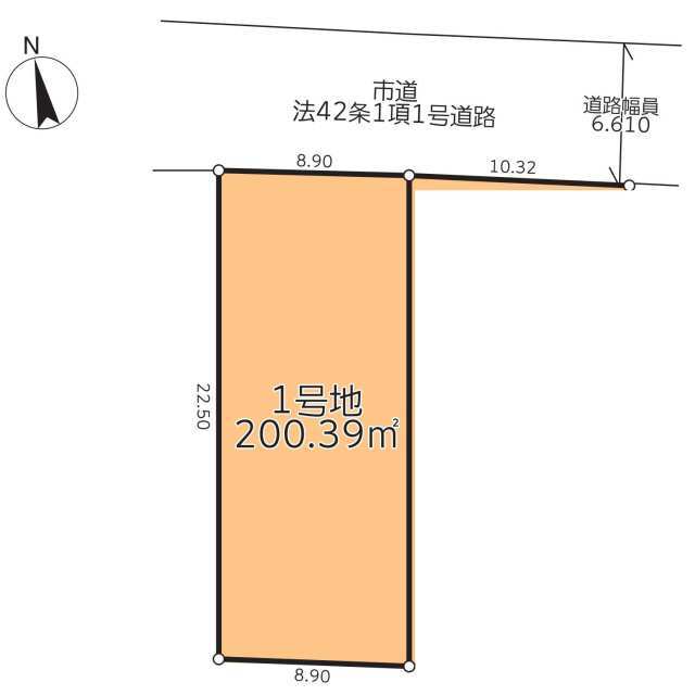 クレイドルガーデン福岡市西区今津 第6の見取り図