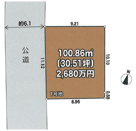 リナージュ新座市野寺２４－１期の見取り図