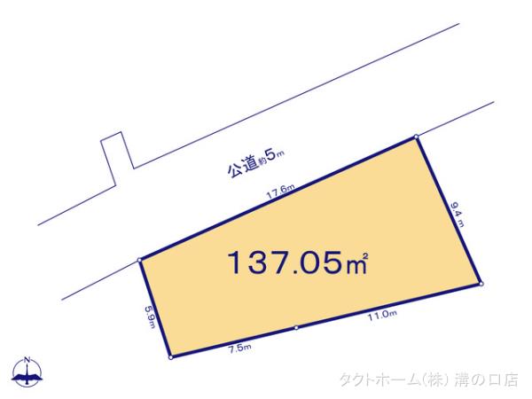 グラファーレ4259厚木市上依知２期３棟の見取り図