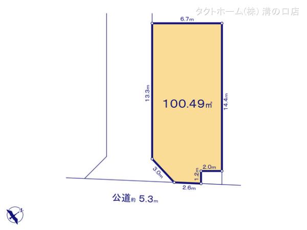 グラファーレ4159海老名市上郷５棟の見取り図